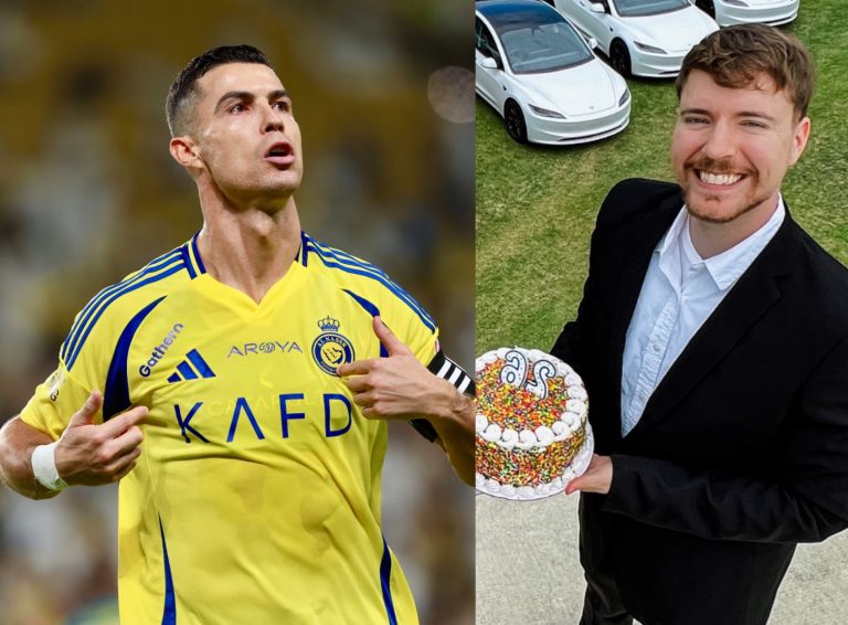 Ronaldo zal naar verwachting MrBeast overtreffen als grootste YouTube-ster tegen augustus 2026 en $99 miljoen verdienen