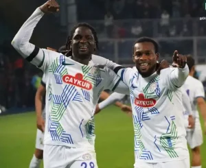 Turkse Super Lig: Olawoyin en Akintola scoren in Rizespor's 3-1 overwinning tegen Trabzonspor