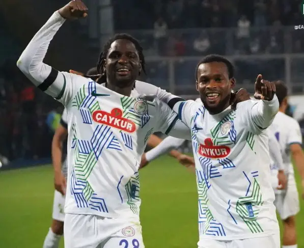 Turkse Super Lig: Olawoyin en Akintola scoren in Rizespor's 3-1 overwinning tegen Trabzonspor