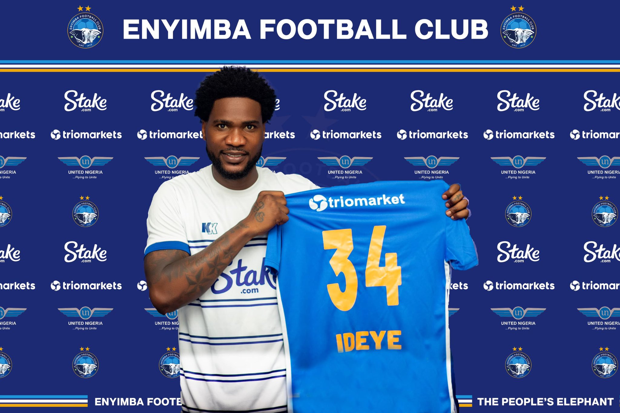 NPFL: Brown Ideye verheugd om zich bij Enyimba aan te sluiten