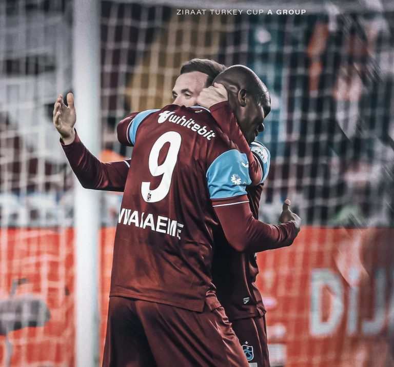 Nwakaeme scoort in Trabzonspor’s 3-0 thuisoverwinning in de Turkse Beker