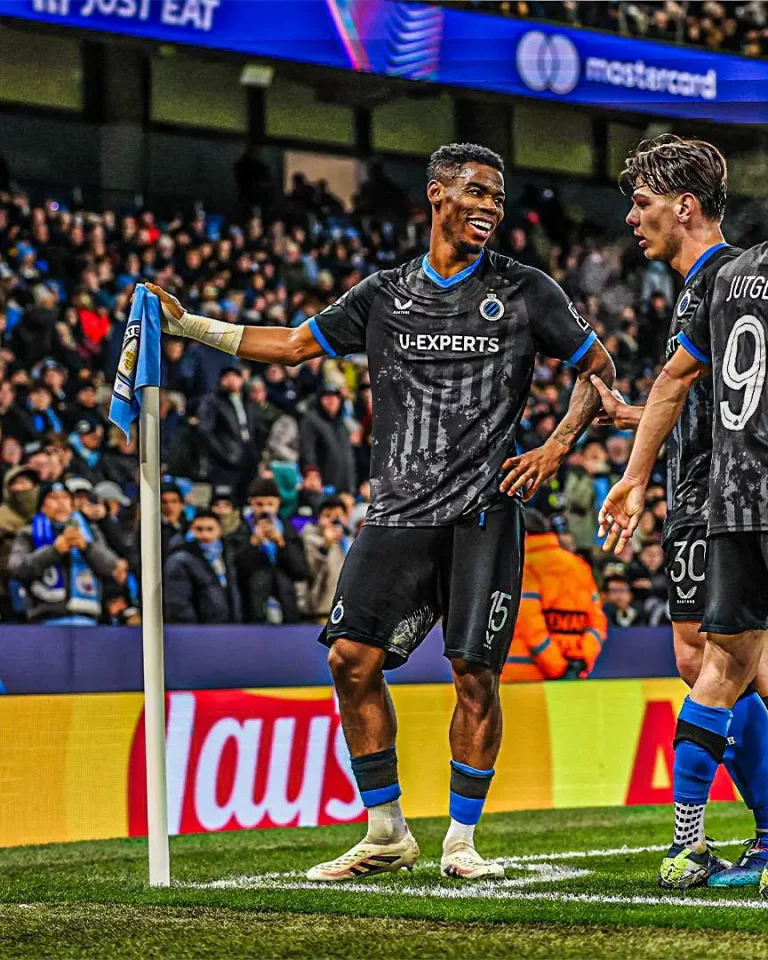 ‘Onyedika verheugd om zijn eerste doelpunt te scoren in de Champions League’