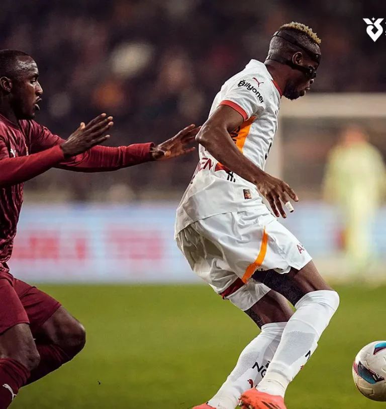 Osimhen scoort 11 doelpunten in de competitie tijdens gelijkspel van Galatasaray tegen Hatayspor met 1-1