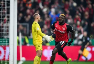 Duitse Beker: Boniface scoort opnieuw als Leverkusen Koln verslaat en zich kwalificeert voor de halve finales