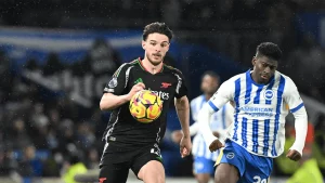 Er is nog een lange weg te gaan in de strijd om de EPL-titel - Rice
