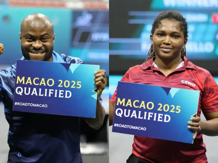 NSC prijst Quadri en Bello voor kwalificatie ITTF World Cup