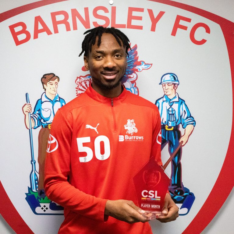 Nwakali uitgeroepen tot Speler van de Maand januari bij Barnsley