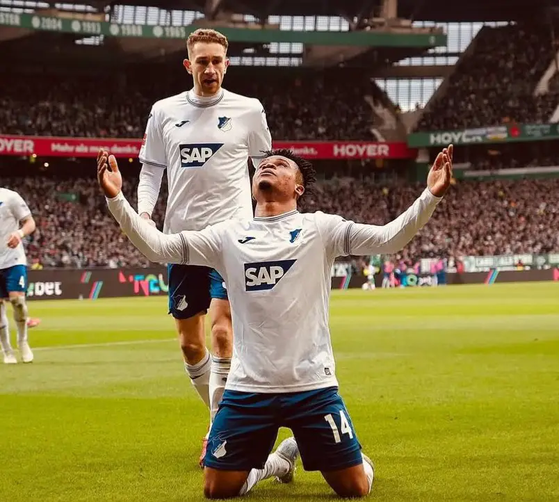 Orban scoort derde doelpunt in de competitie als Hoffenheim Werder Bremen verslaat.