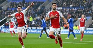Premier League: Merino scoort laatste dubbele doelpunt terwijl Arsenal Leicester verslaat