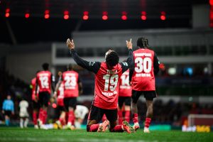 Tella genomineerd voor Goal of The Month bij Bayer Leverkusen