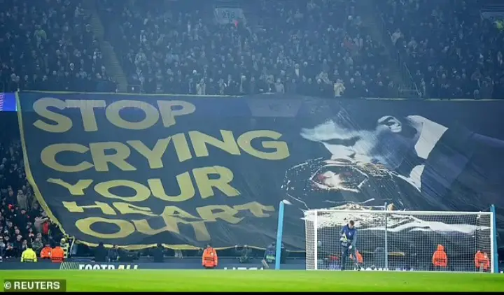 UCL: Spandoekbespotting door supporters van Man City inspireerde mij