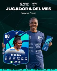 Aanvaller van Super Falcons wint Liga F POTM Award