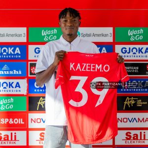 Albanees Club Partizani onthult Nigeriaanse aanvaller