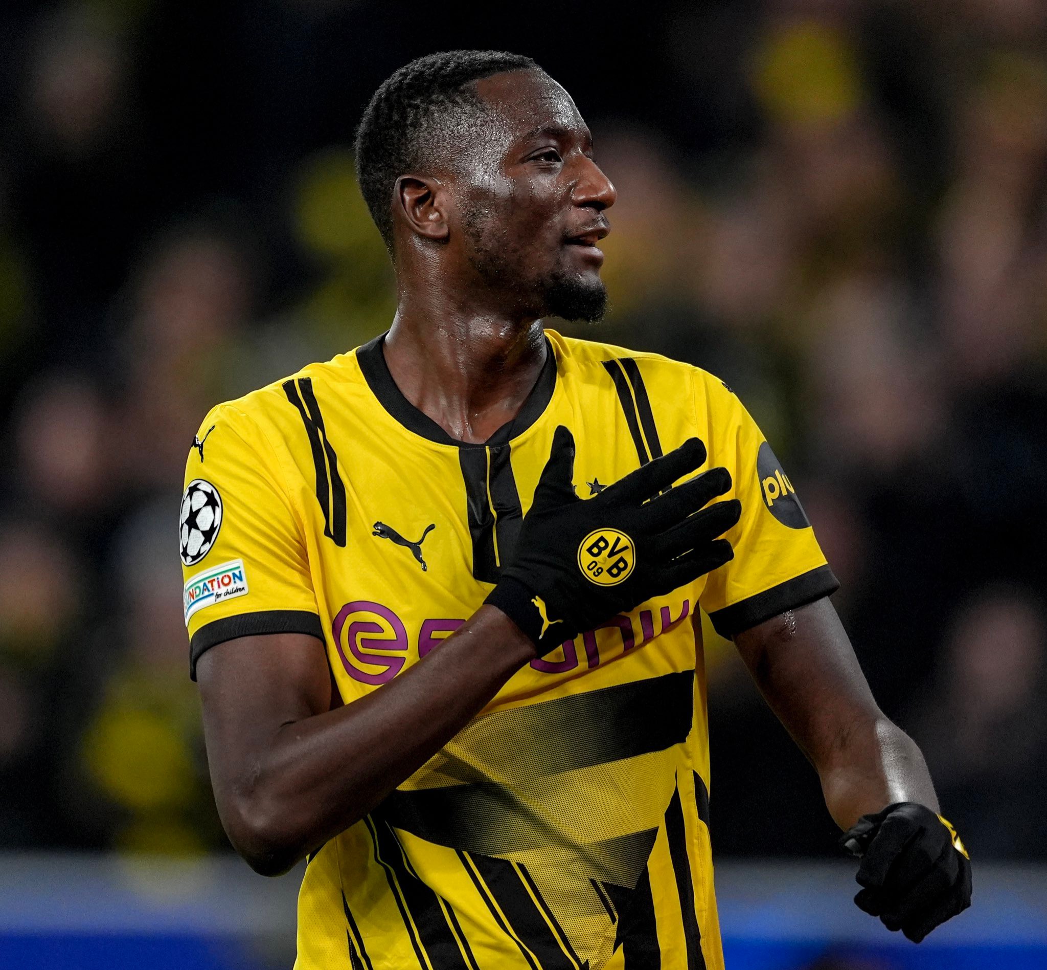 Guinea's Guirassy evenaart Salah's Champions League-record