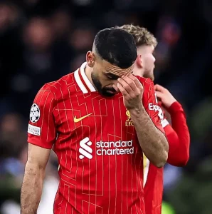 Liverpool behaalt ongewenste prestatie in de Champions League na nederlaag tegen PSG