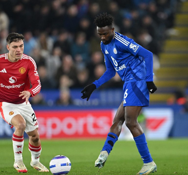 Ndidi’s Leicester vestigt ongewenst EPL-record in 3-0 nederlaag tegen Man United