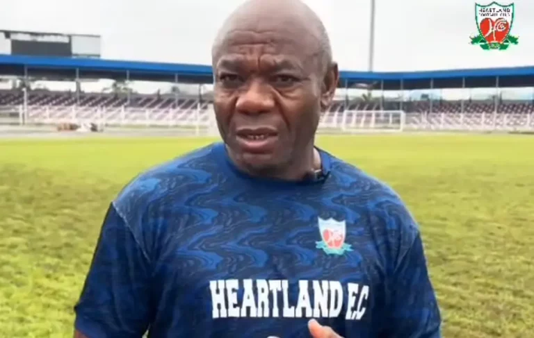 NPFL: Amuneke betreurt gemiste kansen van Heartland in gelijkspel tegen Bayelsa United
