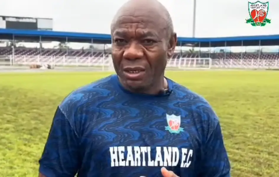NPFL: Amuneke betreurt gemiste kansen van Heartland in gelijkspel tegen Bayelsa United