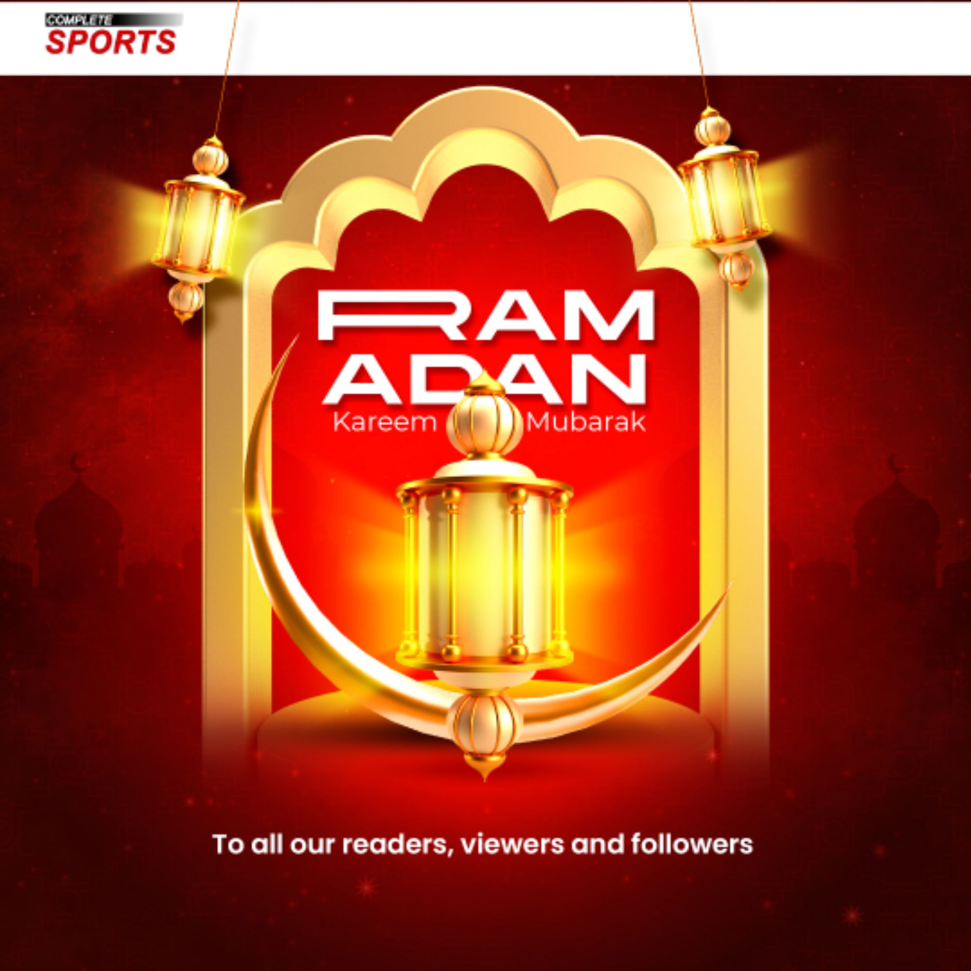 Ramadan Kareem van Complete Sports!