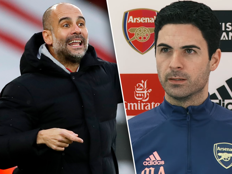Aguero adviseert Arteta als mogelijke opvolger van Guardiola bij Man City