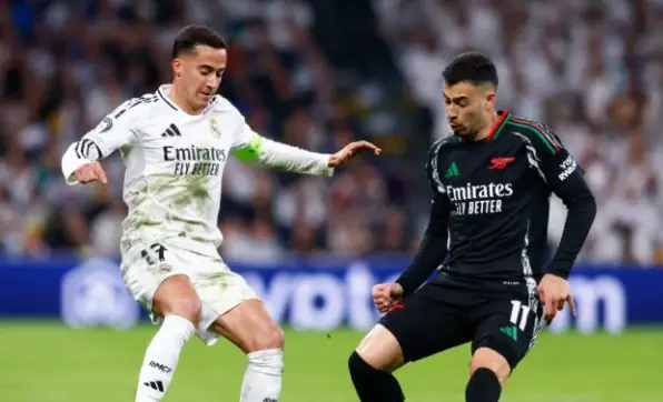 Arsenal kwam alleen om te verdedigen, deed niets in de eerste helft - Madrid-verdediger, Vazquez