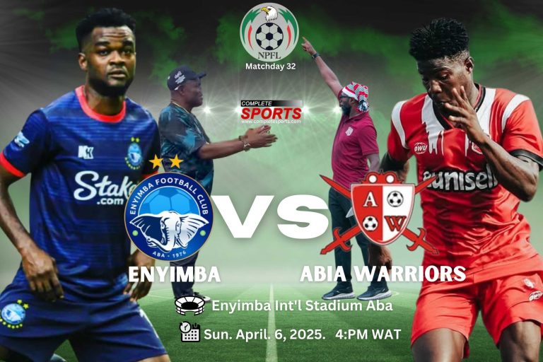 Nweke roept Enyimba op voor Oosterse derbyshowdown met Abia Warriors in NPFL.