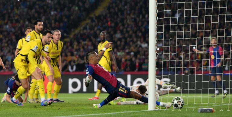Raphinha maakt geschiedenis in de Champions League met Barcelona’s 4-0 overwinning op Dortmund