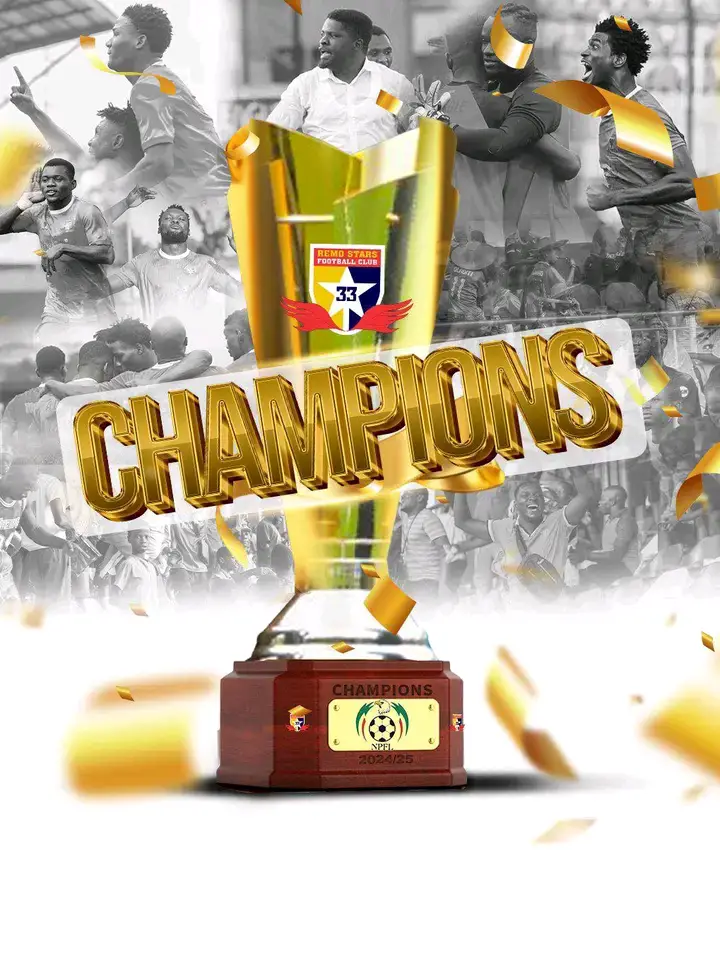 Remo Stars gekroond tot NPFL-kampioenen na overwinning op Niger Tornadoes