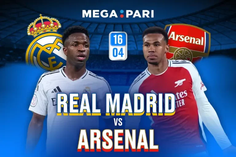 Wed op de grote wedstrijd tussen Real Madrid en Arsenal bij Megapari
